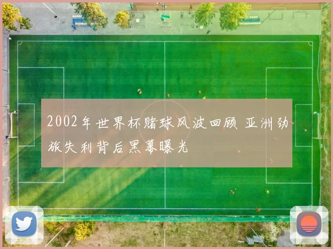 2002年世界杯赌球风波回顾 亚洲劲旅失利背后黑幕曝光